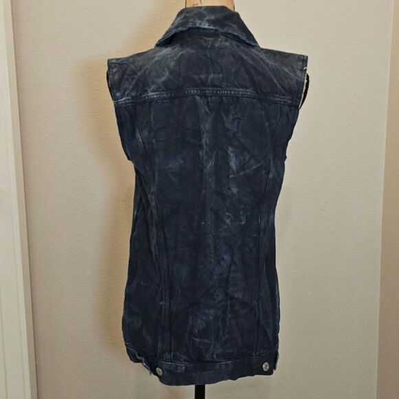 Levi's Women's Indigo Blue Denim Vest Size Small - Picture 4 of 9